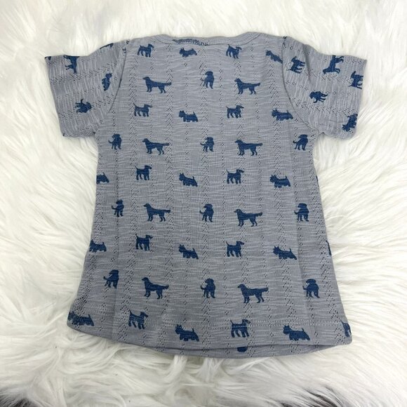 Kate Quinn Baby 12-18 Months Dog Short Sleeve Classic Round Neck Tee Pointelle - Picture 2 of 5